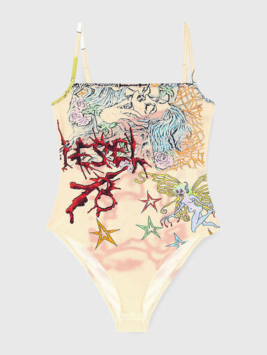 T-ASSA print bodysuit - 5