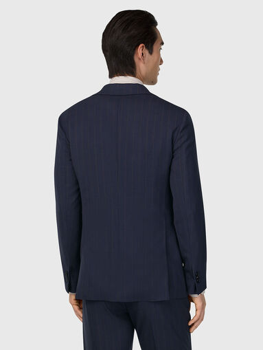 Wool suit in dark blue - 3