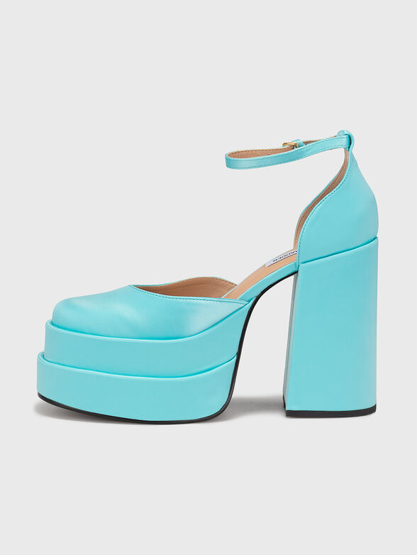 CHARLIZE black satin sandals - 4