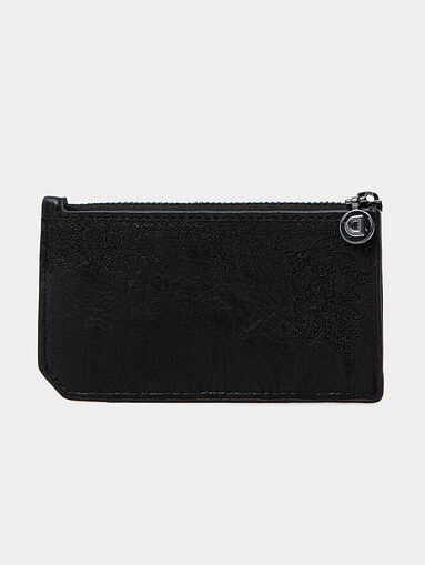 Black card holder made of eco leather - 4
