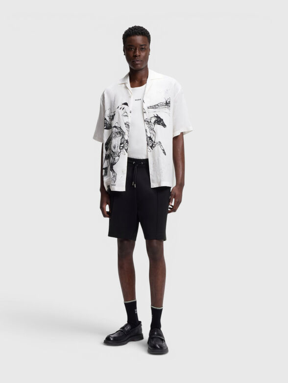 Cotton-blend shorts  - 4