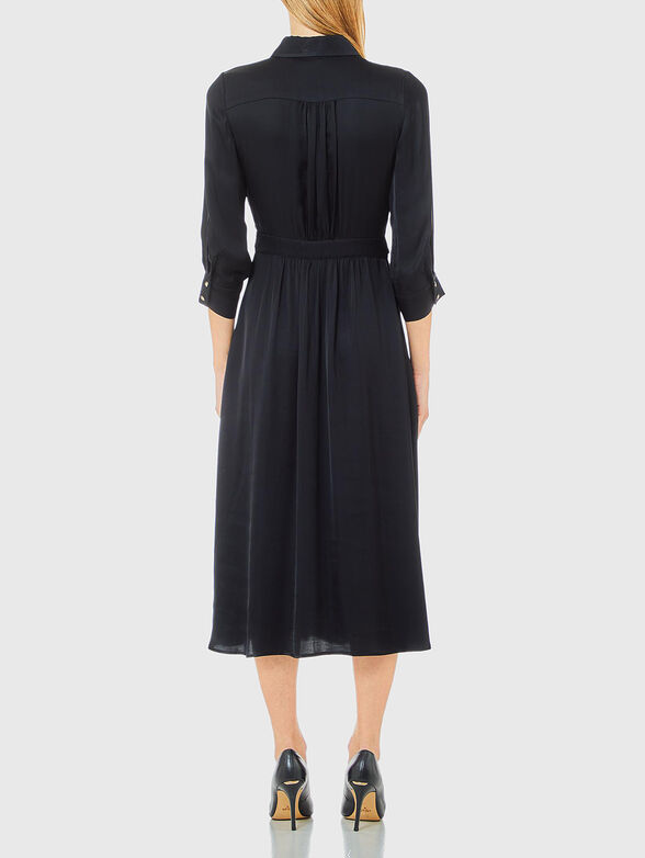 Midi dress with belt  - 2