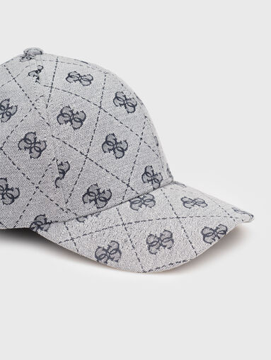 Baseball cap with 4G logo print - 4
