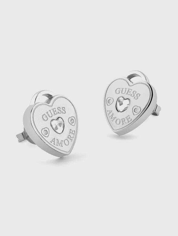 AMORE earrings with rhinestones - 1