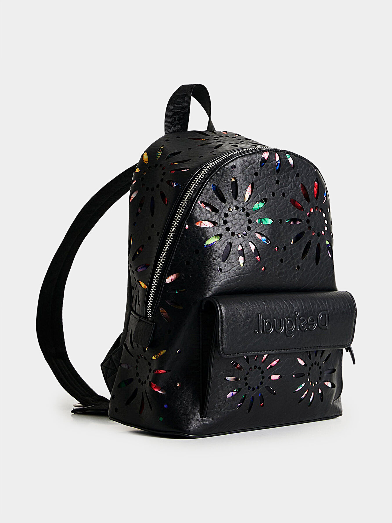 Backpack with floral print brand DESIGUAL Globalbrandsstore en