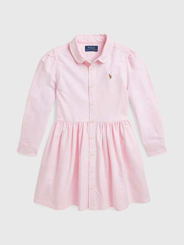 Dress with embroidered logo - 1