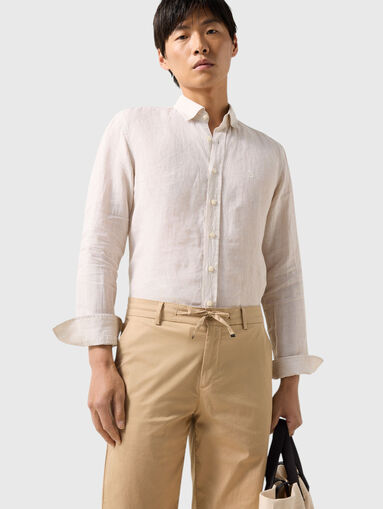 COLE beige short chinos - 4