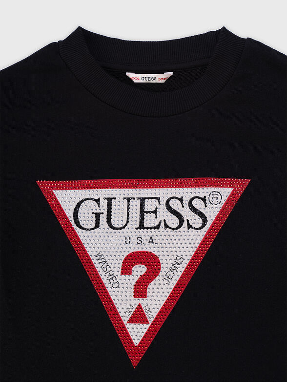 Contrast logo dress - 2