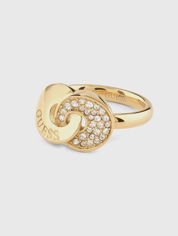 BLOOMING SUMMER ring with rhinestones - 4