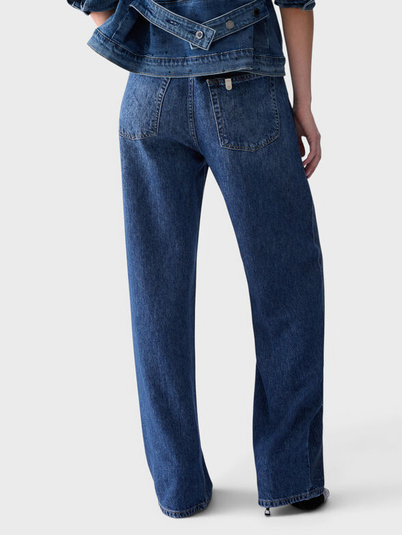 Straight jeans with rhinestones - 2