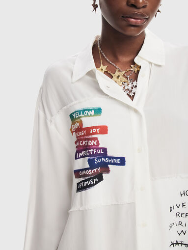 KOBE shirt with patchwork - 5