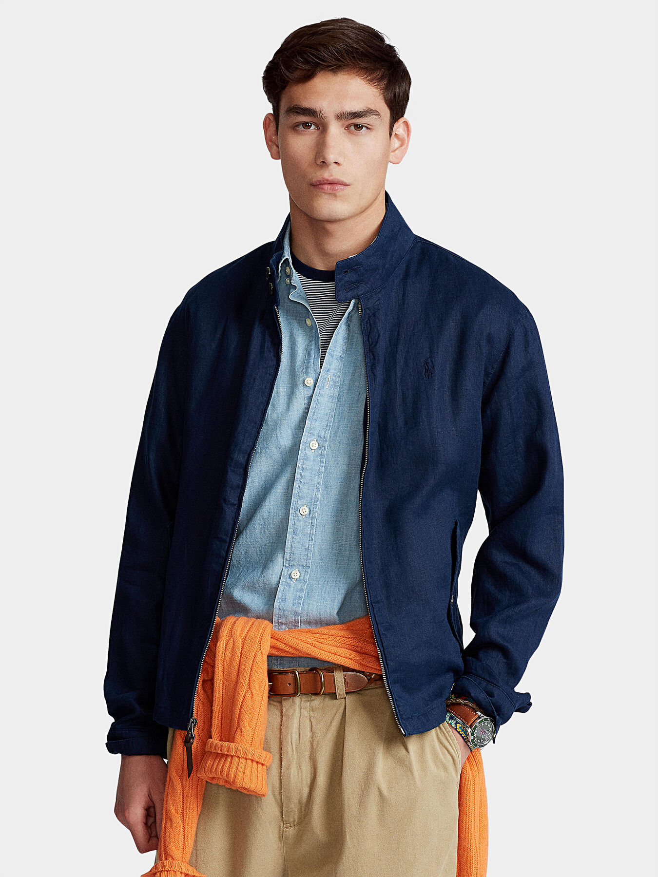 Ralph lauren linen jacket sales