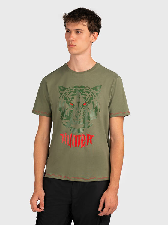 TS177 T-shirt with accent print - 1