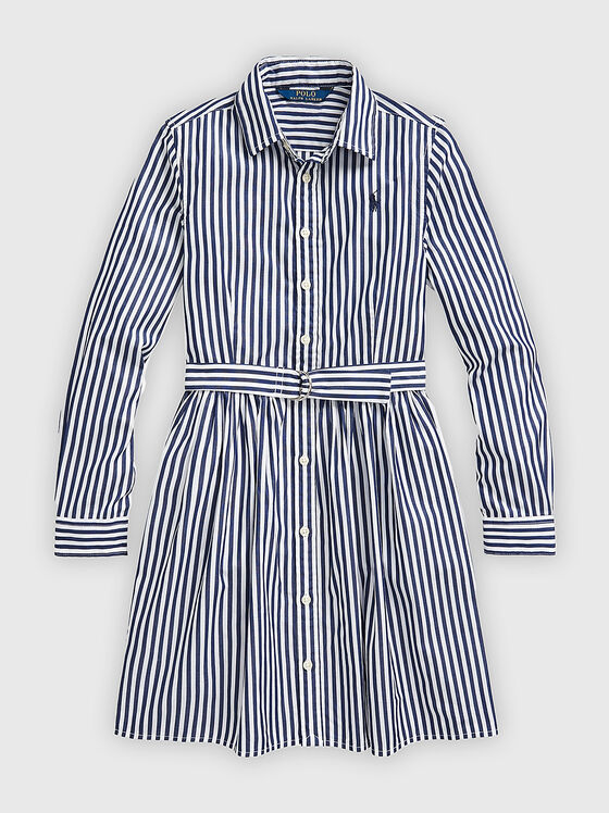 Раирана рокля с колан - 1