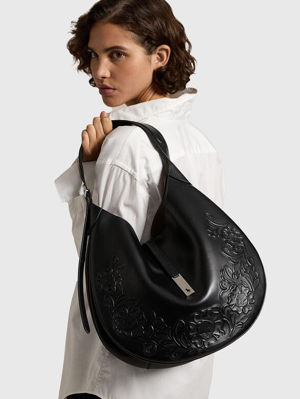 Black leather bag - 2