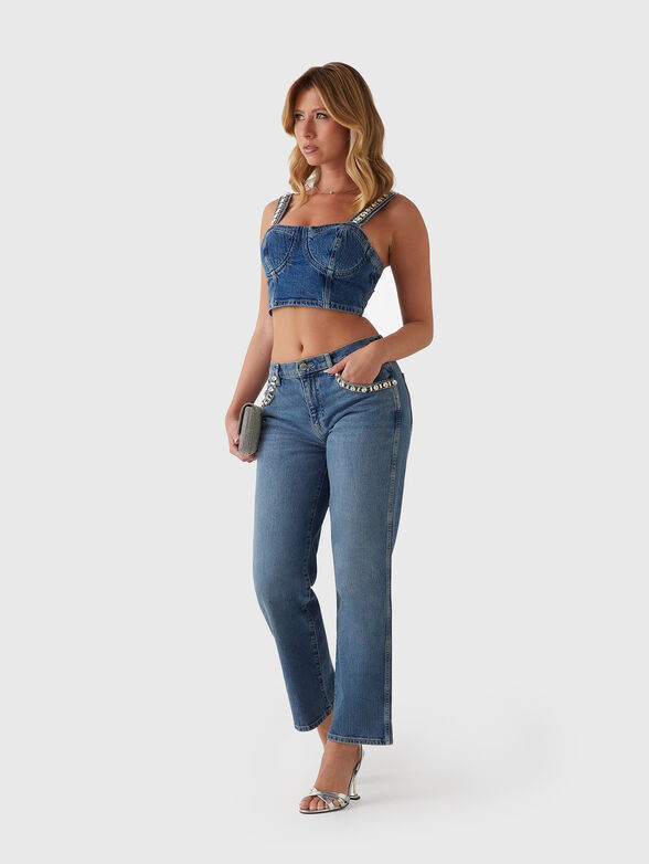 KETY bustier with appliquéd crystals - 2