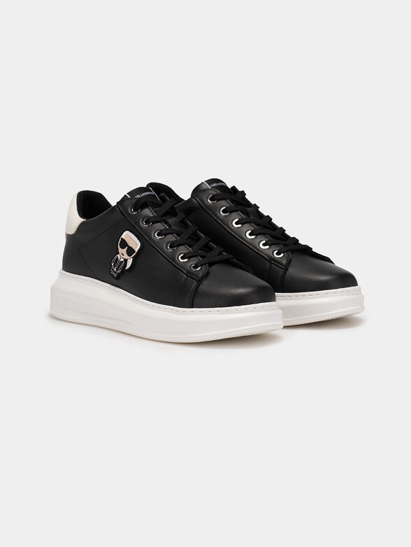KAPRI IKONIC black sneakers with embossed logo - 2