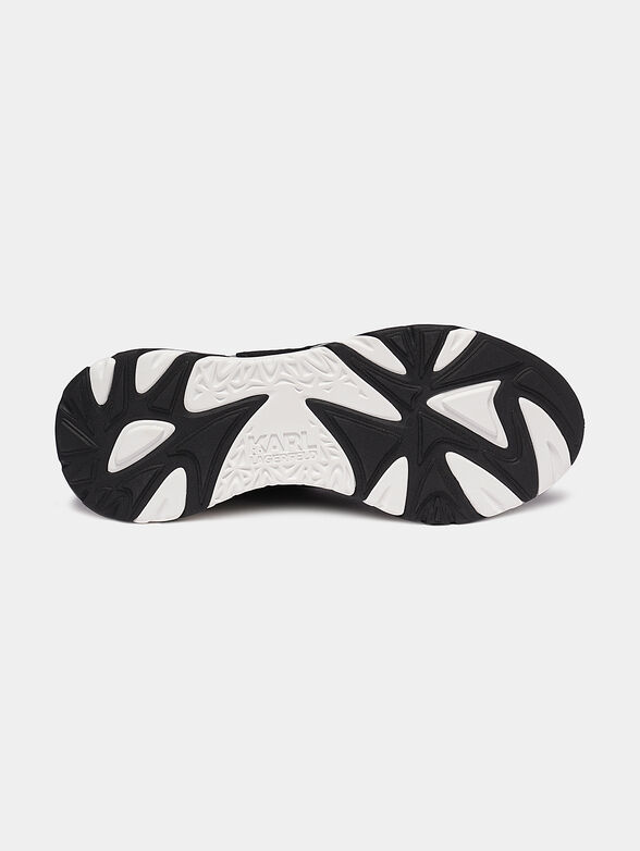 BLAZE Black sneakers with silver panels - 5