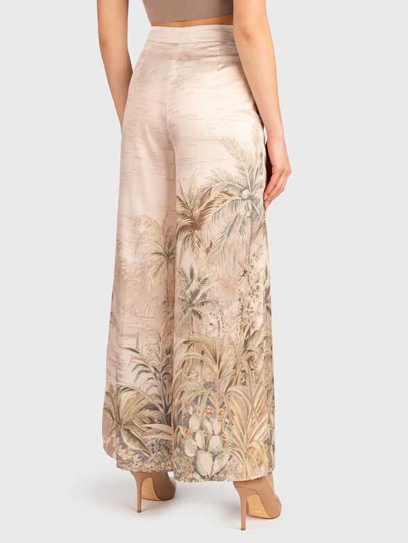 Trousers with high waist and wide legs - 2