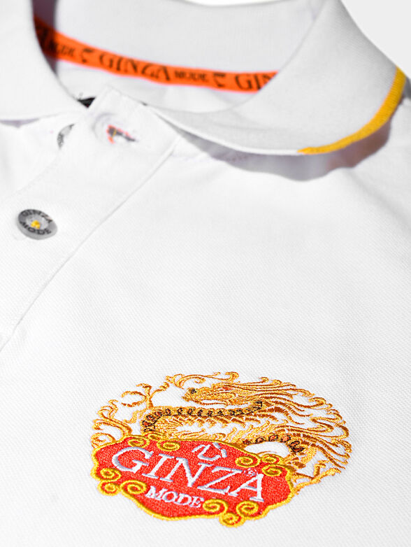 PS007 Polo-shirt with accent art details - 5