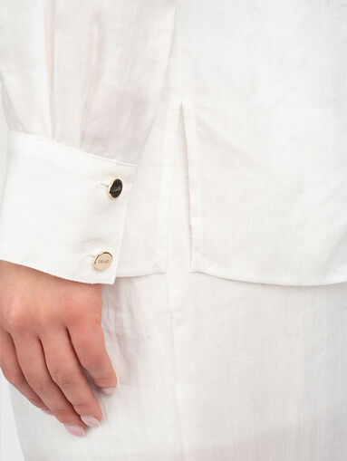 Checkered shirt with pockets - 5