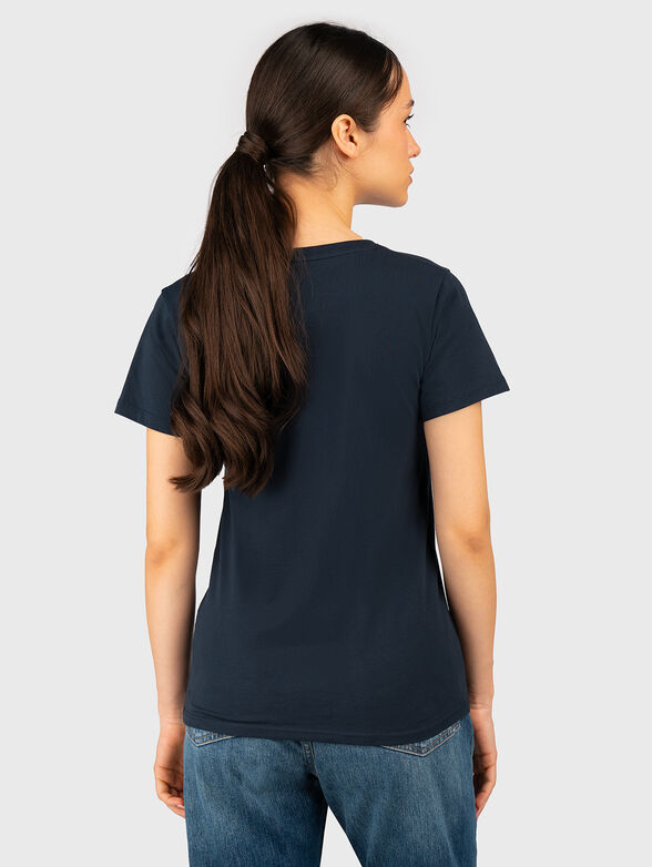 WENDYS black V-neck T-shirt - 3