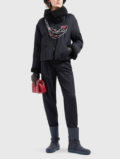 High waisted trousers with print - 5