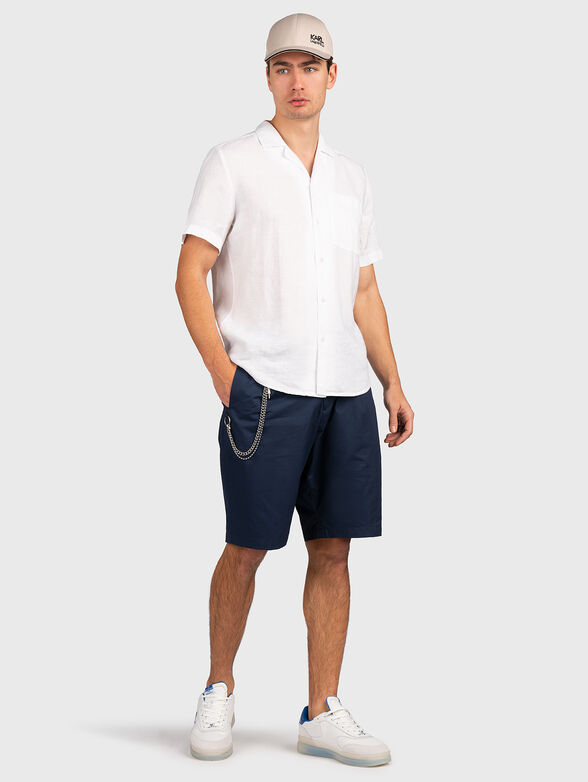 ELLINO short sleeved linen shirt - 2