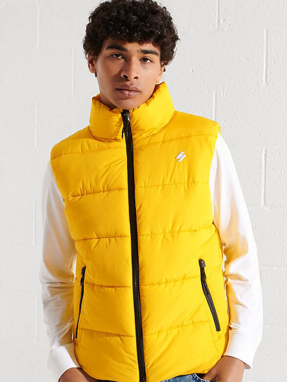 Puffer vest with pockets - 1