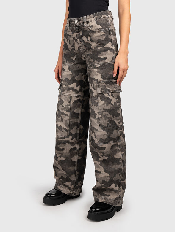 Camouflage cargo pants - 1