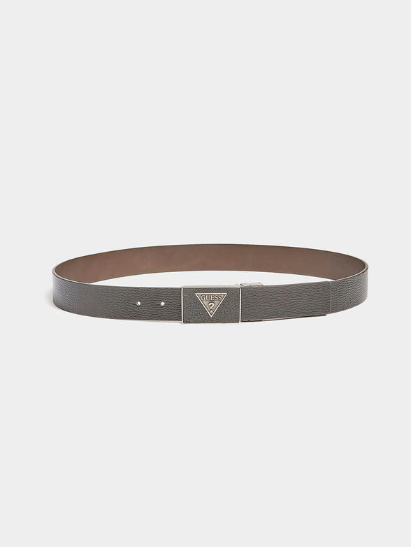 Leather belt with logo detail - 2