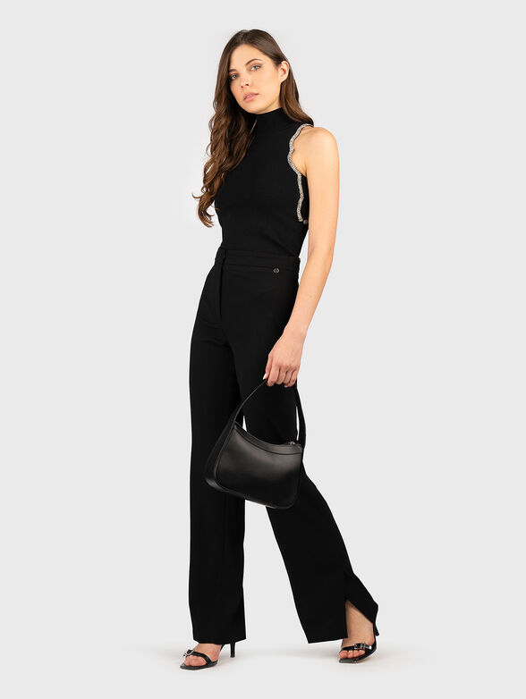 Top with high neckline and logo - 2