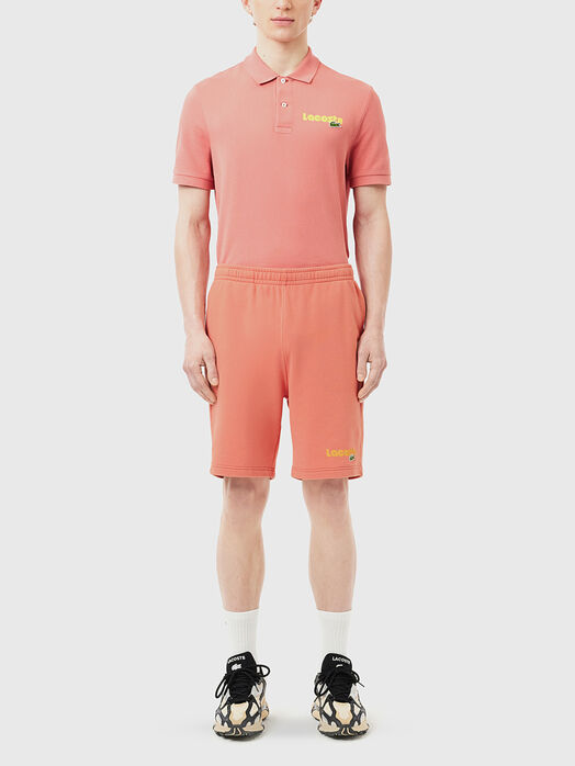 Sports shorts with logo detail