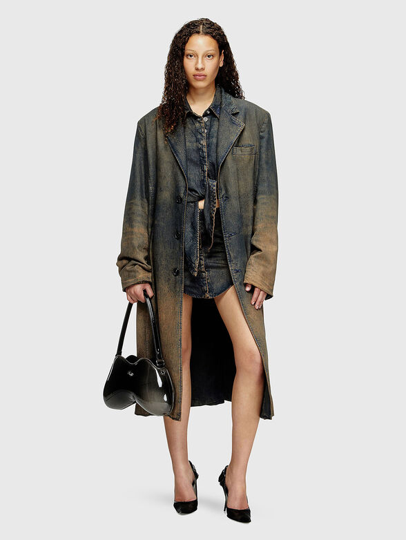 DE-SUSAN-S denim dress with classic collar - 4