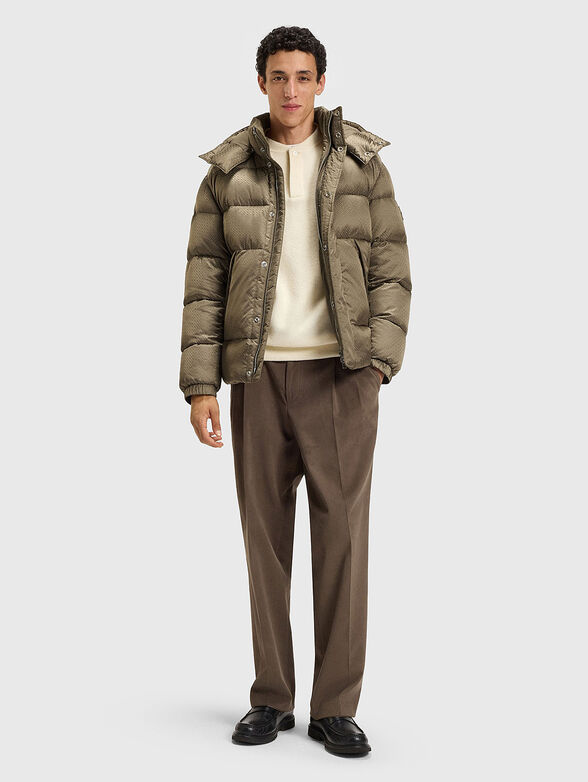 Jacket with removable hood and pockets - 2