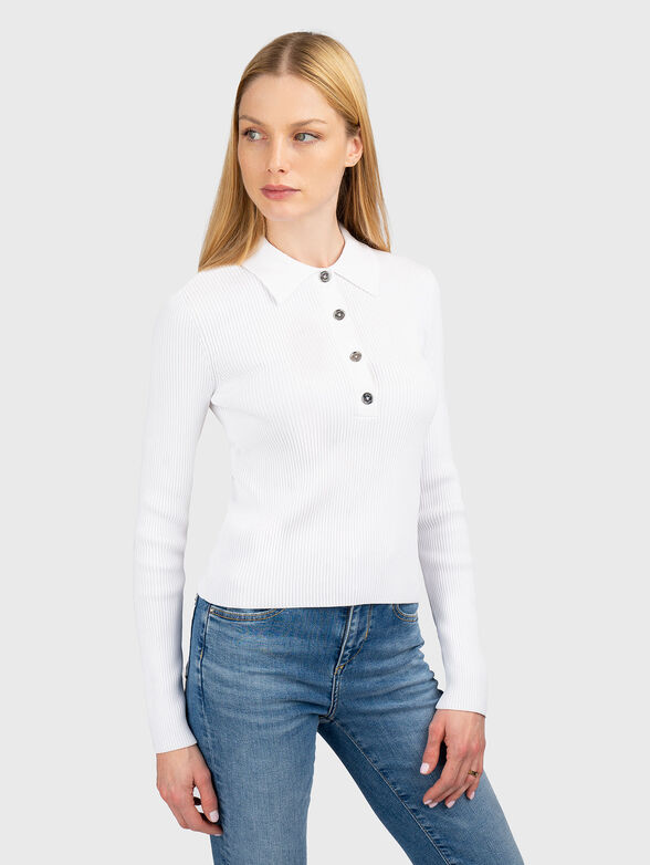 Long-sleeved polo shirt - 1