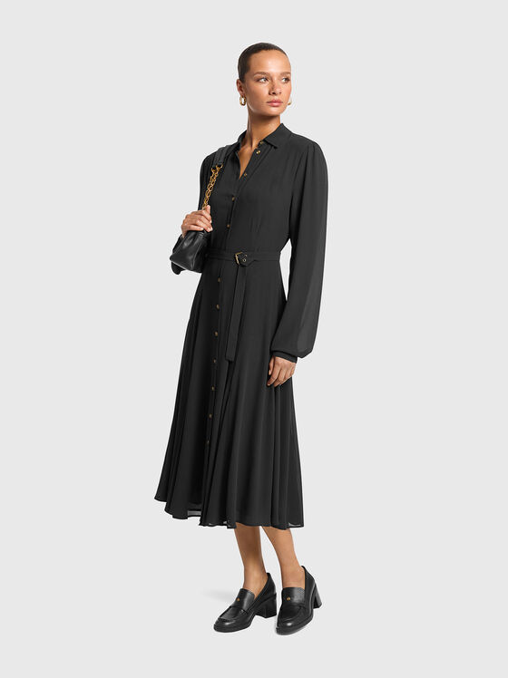 Midi shirt dress - 1