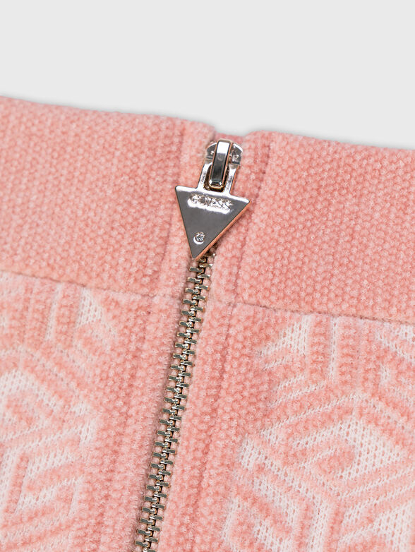 Zipped pink skirt  - 2