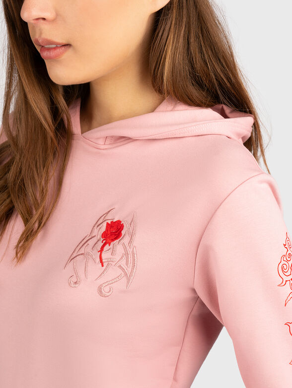 HL013 hooded sweatshirt with embroidery - 5