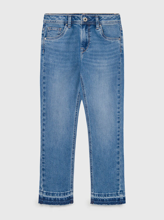 High waisted slim jeans - 1