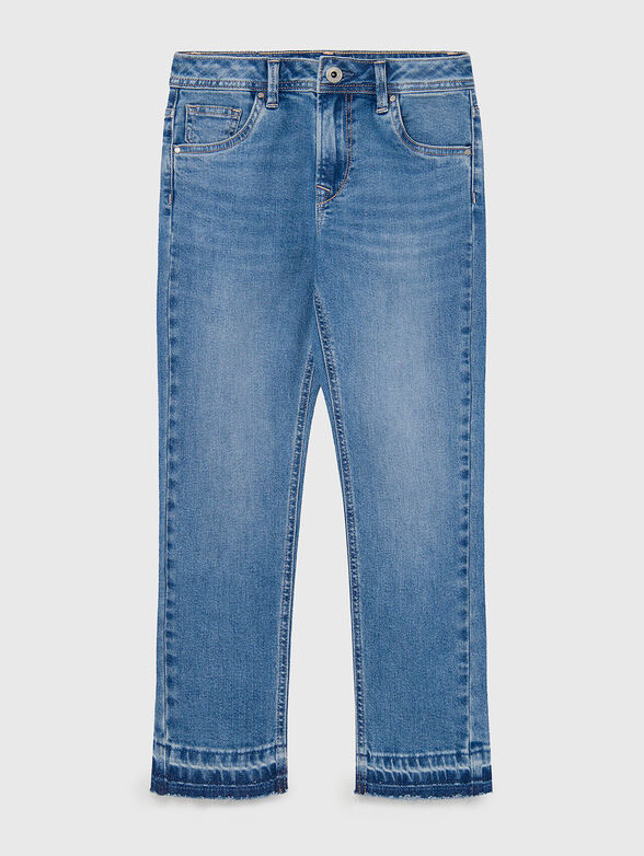 High waisted slim jeans - 1