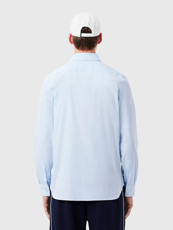 Black cotton poplin shirt - 3