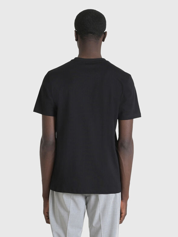 Cotton T-shirt with oval neckline - 2