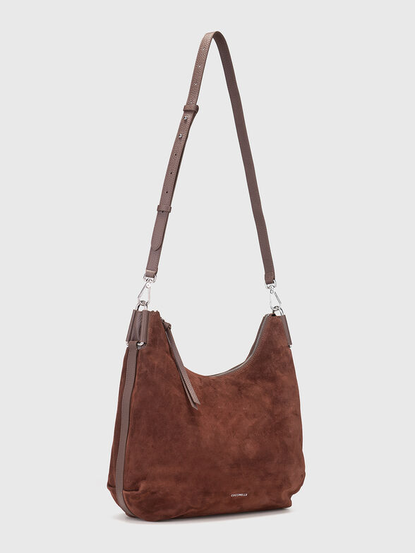 Brown suede tote bag - 2