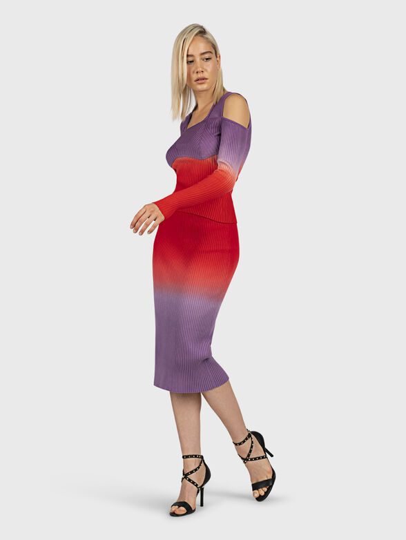 Skirt with ombre effect - 4