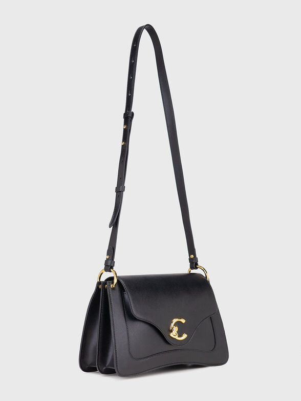 Leather bag with accent logo - 2