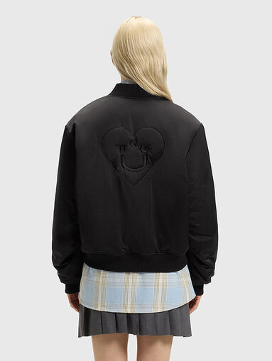 Bomber jacket with buttons - 3