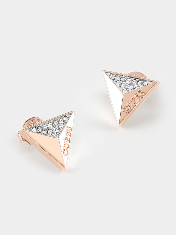 GUESS EXPLOSION earrings in rose gold color - 1