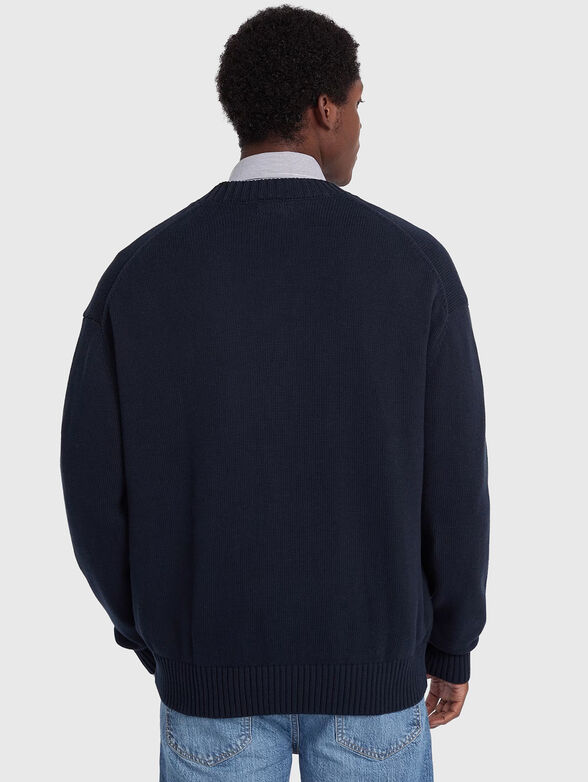 Cotton cardigan with patch - 3