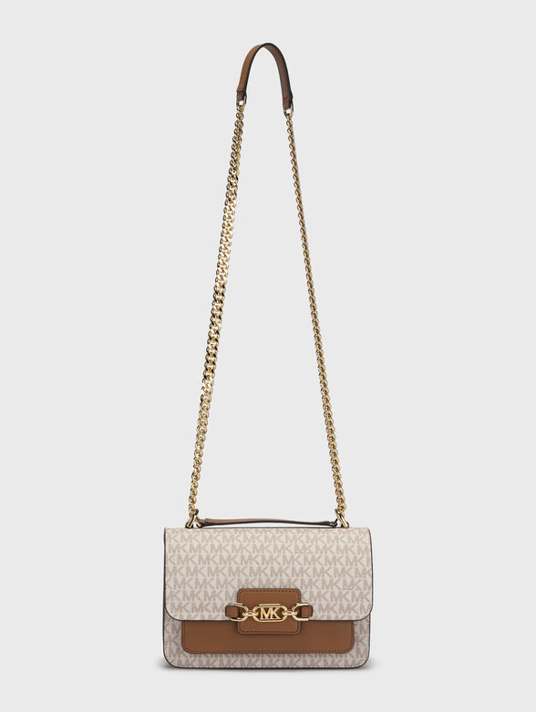 Bag with monogram logo print and golden handle - 1